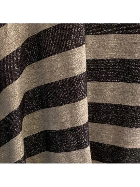 Michael Kors Sleeveless Striped Swing Top - Black & Gray- Sz Large - Picture 5 of 5